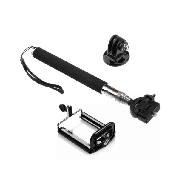 Action Mounts Adjustable 108cm Selfie Stick for GoPro Hero 3/ Hero 4/ Phone