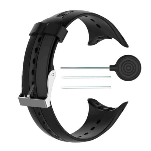 Replacement Silicone Strap for Garmin Swim - Black