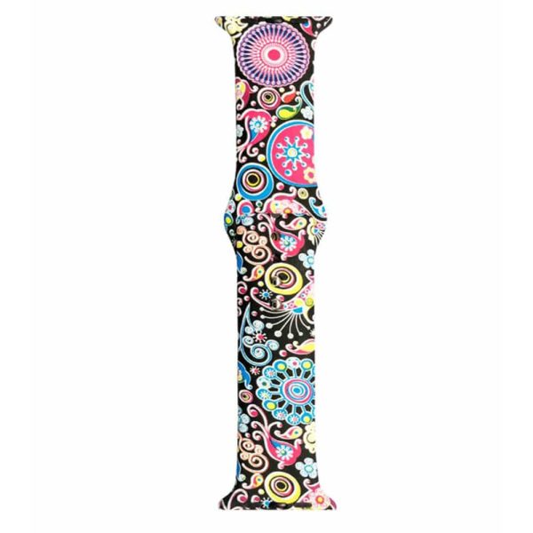 Flower Silicone Strap for 38/40/41mm Apple Watch- M/L