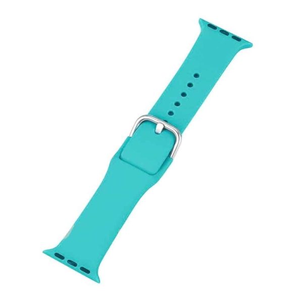 Silicone Strap for 42/44/45/49mm Apple Watch- Frost Blue