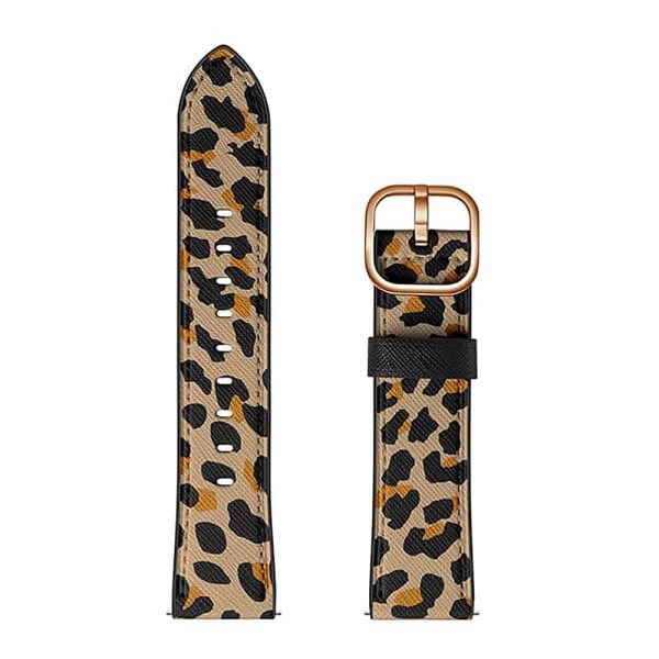 Vegan Leather Strap for 38/40/41mm Apple Watch- Leopard