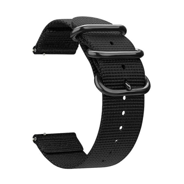 20mm Replacement Nylon Strap for Garmin Vivoactive 3- Black
