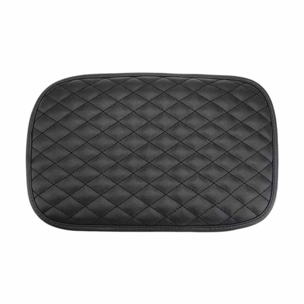 Car PU Leather Non-Slip Soft Armrest Centre Console Cover Mat