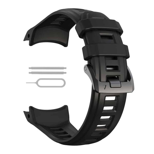Silicone Strap for Garmin Instinct E- 40mm Models- Black