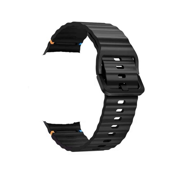 Silicone Strap for Samsung Galaxy Watch Ultra 47mm- Black