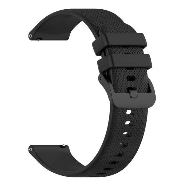 Silicone Strap for Verizon Gizmo Watch 3/ 2/ 1- Black