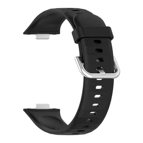 Silicone Strap for Huawei Watch Fit 4/ 4 Pro/ 3- Black