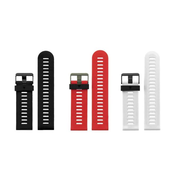 26mm Silicone Straps for Garmin Fenix 3/ 5X/ 6X- 3 for 2 Combo