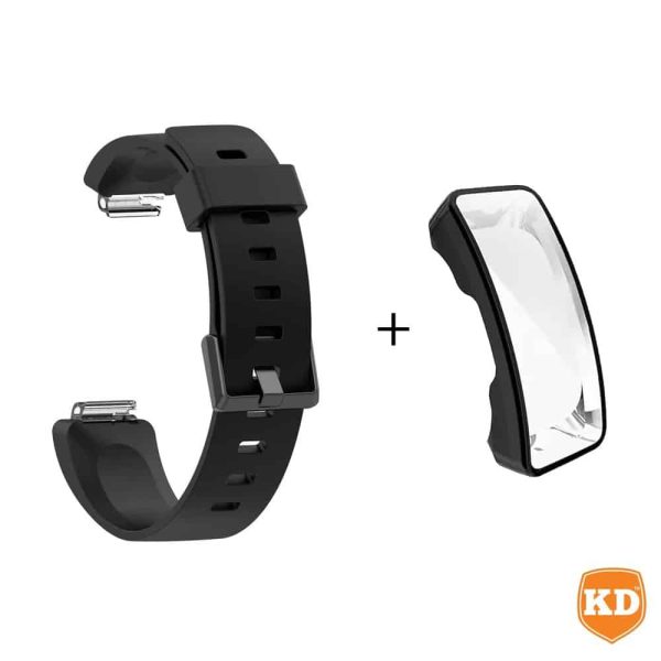 Silicone Strap + TPU Case for Fitbit Inspire / HR / Ace 2