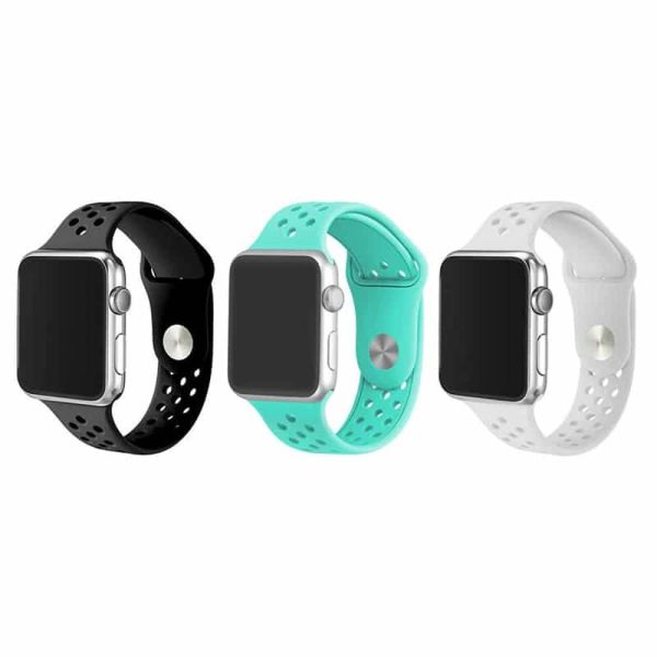 Apple Watch Silicone Strap 3-Pack Colour Combo