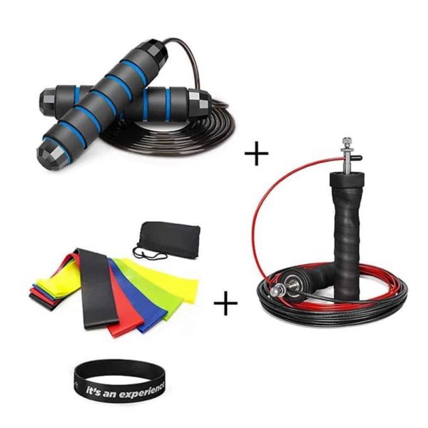 Ball-Bearing/Speed Skipping Rope & Exercise Resistance Bands