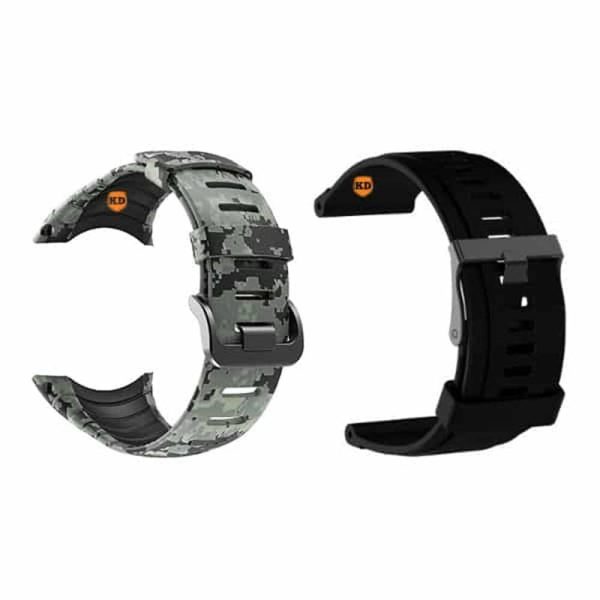 Silicone Strap for Suunto Core- Camo + Black Combo