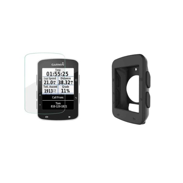 Silicone Case & Screen Protector Combo for Garmin Edge 520